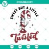 Retro groovy Christmas SVG with a sweet yet twisted design, perfect Xmas holiday download.