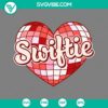 Disco ball heart SVG for Swifties, Taylor Swift Valentines Day design, Swiftie themed graphic perfect for digital projects.