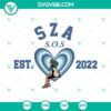 Sza Sos Est 2022 album cover design SVG file for SZA tour merchandise, available in PNG, DXF, EPS formats.