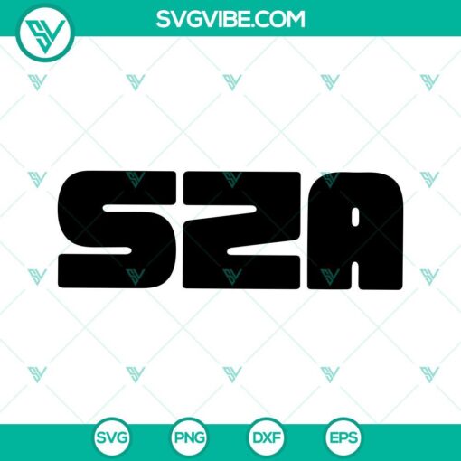 SZA SVG Files Bundle, Musician SVG Image, Sos Album SVG Image PNG DXF EPS Files 2
