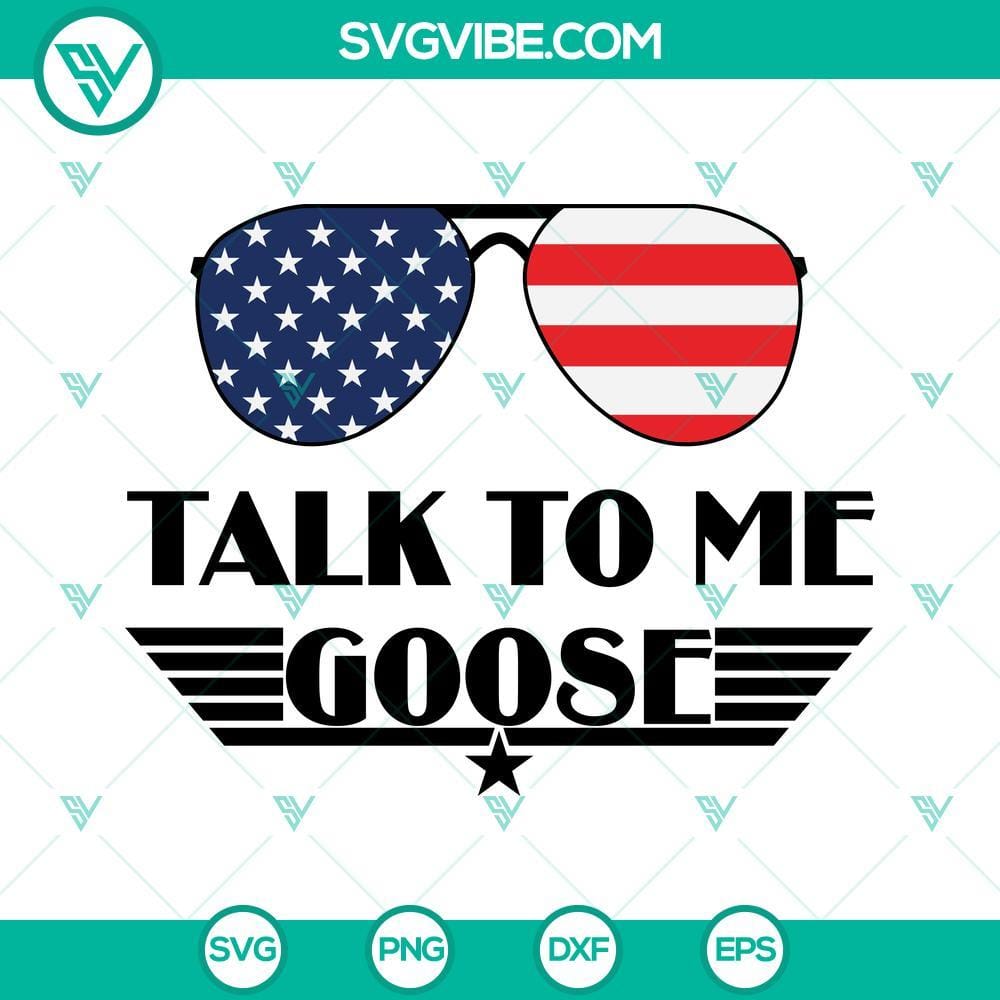 Talk To Me Goose SVG PNG DXF EPS Cut Files For Cricut Silhouette "Talk To Me Goose SVG design for Cricut and Silhouette, includes PNG, DXF, and EPS cut files for craft projects."