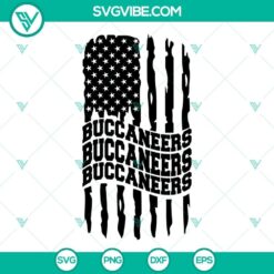 Tampa Bay Buccaneers American Flag SVG Images, Buccaneers Football SVG Files 2