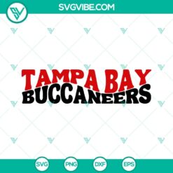 Tampa Bay Buccaneers football SVG files for download with PNG, DXF, and EPS formats. Perfect for DIY projects and crafts.