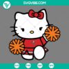 Tampa Bay Buccaneers Hello Kitty Cheerleader digital cut files with SVG, PNG, DXF, and EPS formats for crafts and projects.