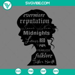 Taylor Swift 1989 album-inspired SVG file with PNG, EPS, and DXF formats for Swiftie fans.