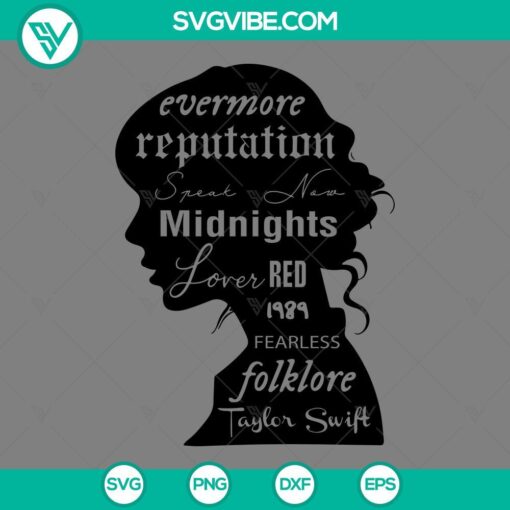 Taylor Swift 1989 album-inspired SVG file with PNG, EPS, and DXF formats for Swiftie fans.