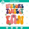 Taylor Swift inspired SVG file for kids, featuring a tiny fan design for Swifties. Ideal for crafting projects and fans of the singer.