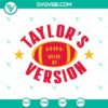 Taylor’s Version Kelce 87 SVG file featuring Taylor Swift and Travis Kelce design, available in SVG and PNG formats.