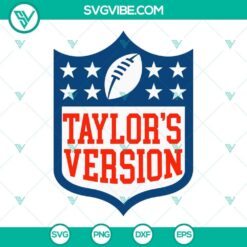 Taylor Swift NFL-inspired SVG download with multiple file formats for sports-themed crafting projects.