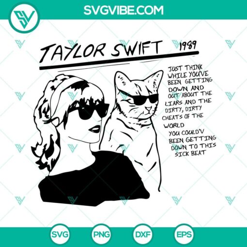 Taylor Swift Sonic Youth Era tour SVG design featuring graphics with Taylor Swift silhouette, ideal for fan merchandise.