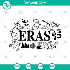 Taylor Swift Eras Tour SVG Files featuring Taylors Version design, perfect for fans and craft projects.
