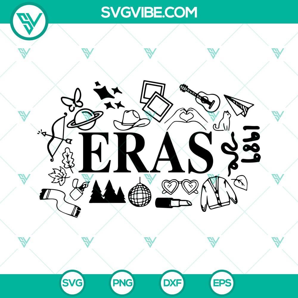 Taylor Swift SVG, Eras Tour SVG, Taylors Version SVG Taylor Swift Eras Tour SVG Files featuring Taylors Version design, perfect for fans and craft projects.