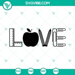 Teacher appreciation SVG with apple and pencil designs, perfect for crafts and projects. Download teacher SVG images.