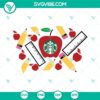 Teacher Starbucks Cups SVG File with Teacher Fuel Images, perfect for a teacher-themed project or gift.