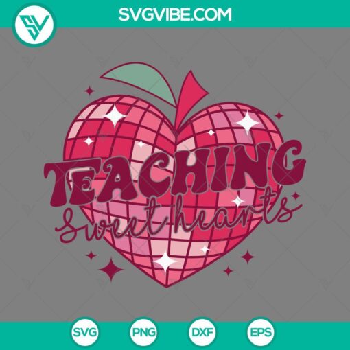 SVG images for teachers on Valentine's Day, featuring sweet hearts and happy messages. Perfect for digital crafting projects.