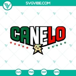 Team Canelo SVG Download featuring Canelo Alvarez design files for digital use in crafting and design projects.