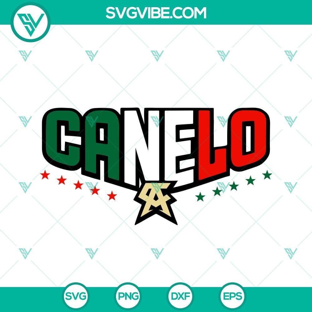 Team Canelo SVG Download, Canelo SVG Files, Canelo Alvarez SVG File Team Canelo SVG Download featuring Canelo Alvarez design files for digital use in crafting and design projects.