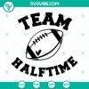 Team Halftime and Football Super Bowl SVG file for download in PNG, DXF, and EPS formats. Ideal for sports-themed crafting projects.