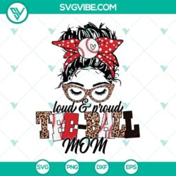 Tee Ball Mom SVG Image, Loud And Proud Tee-Ball Mom SVG Images, Tee-ball SVG Download