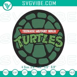 Teenage Mutant Ninja Turtles superhero machine embroidery designs file for TMNT fans.