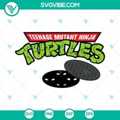 Teenage Mutant Ninja Turtles Sewer Lair SVG featuring TMNT characters in a sewer setting. Ideal for crafting projects and fans.