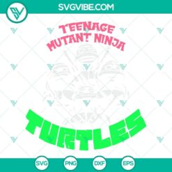 Teenage Mutant Ninja Turtles SVG File featuring Leonardo, Donatello, and Raphael characters in action poses, ideal for crafts and designs.