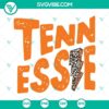 Tennessee Leopard Lightning Bolt SVG with PNG, DXF, EPS cut files for crafting projects.