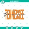 Tennessee Volunteers football SVG download with Tennessee state outline design, Tennessee SVG file for fans.