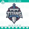 Tennessee Titans NFL football logo embroidery file, Titans team emblem for sports fans.