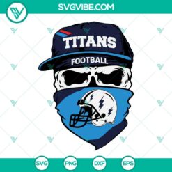 Tennessee Titans Skull SVG Download, Titans Football SVG Images PNG DXF EPS Cut 2