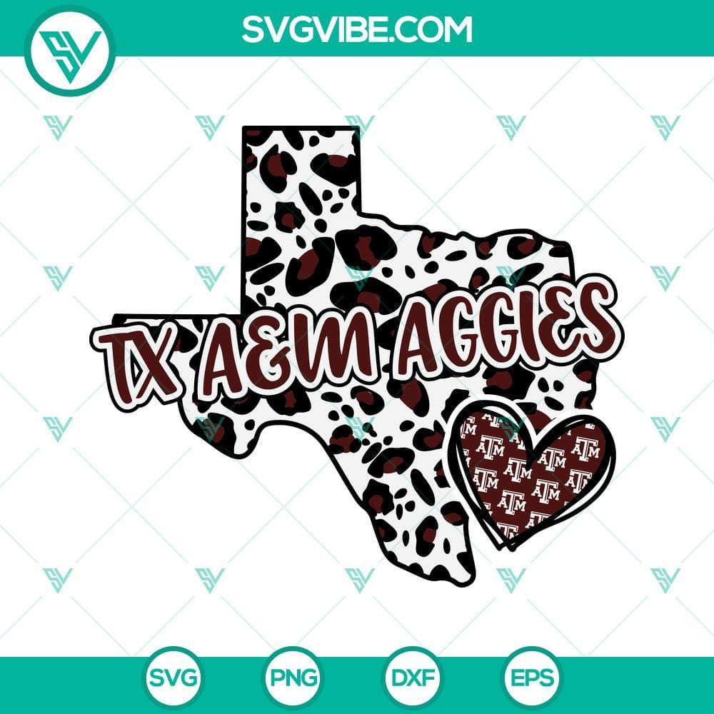 Texas A&M Aggies Football SVG Files, Texas A&M Aggies SVG Files PNG DXF EPS Texas A&M Aggies football themed SVG files for digital use, including PNG, DXF, and EPS formats for crafting projects.