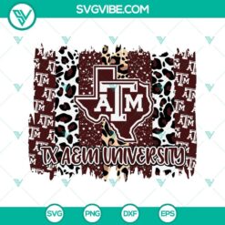 Texas A&M University and Aggies logo SVG files for cutting, PNG, DXF, and EPS formats. Ideal for crafts and projects.