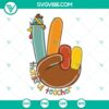 Thankful Teacher SVG file with Teacher Thanksgiving design featuring a cute Teacher Turkey for crafting projects.