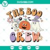Halloween Boo Crew SVG collection with ghost, pumpkin, and Halloween-themed designs for crafters. Great for DIY projects.