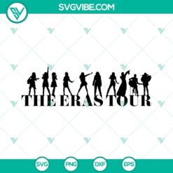 Eras Tour 2023 SVG images for Taylor Swift fans, includes Swifties SVG images for download in PNG format.