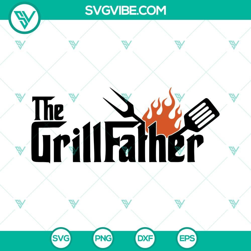 the-grillfather-godfather-fathers-day-svg-grilling-svg-the-grill-father-svg-files-for-cricut-3-mockup.jpg The Grillfather Godfather Fathers Day SVG Download featuring grilling design, perfect for Father's Day celebrations.