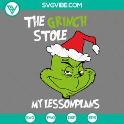Grinch-themed funny quotes SVG file for lesson plans, includes PNG, EPS, and DXF formats for download.