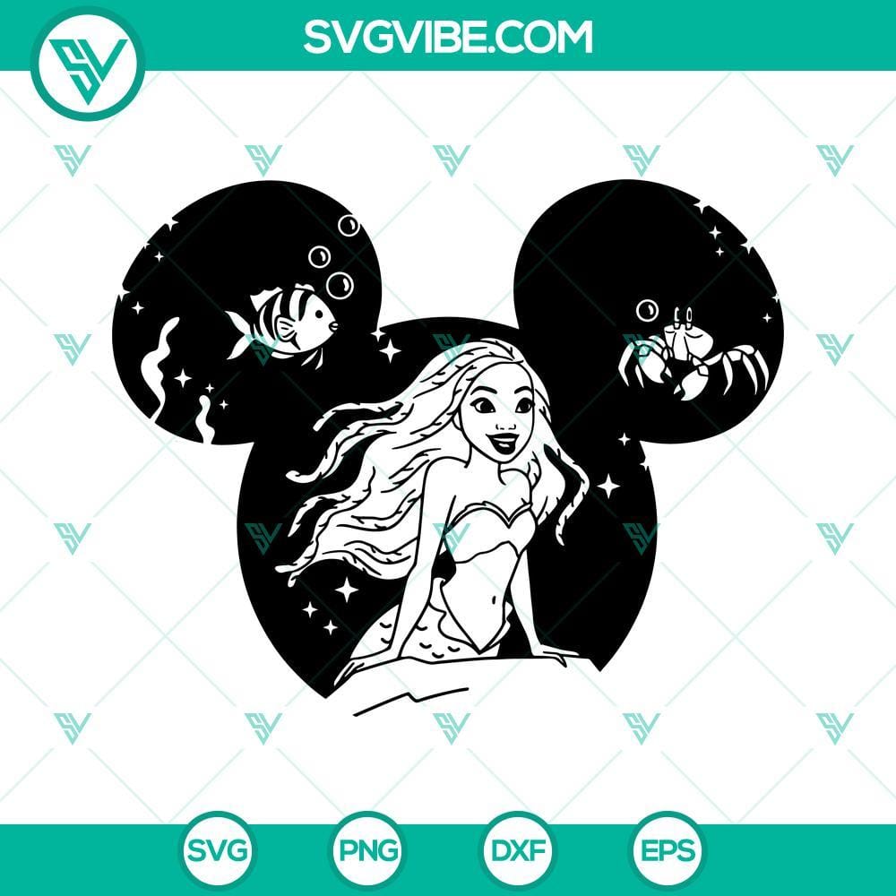 the-little-mermaid-2023-mickey-ears-svg-afro-ariel-princess-mouse-ears-svg-png-dxf-eps-files-6-mockup.jpg Little Mermaid 2023 Mickey Ears Afro Ariel Princess SVG file for Disney fans, featuring a unique design for crafting projects.
