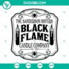 Sanderson Sisters SVG and Black Flame Candle SVG files design for crafting projects.