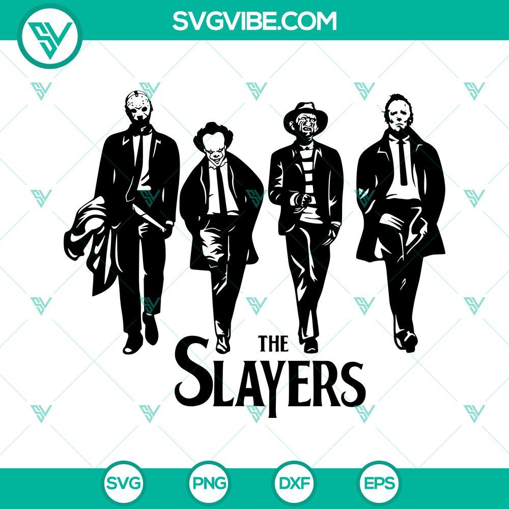 the-slayers-horror-movie-characters-svg-the-beatles-horror-characters-svg-halloween-friends-svg-4-mockup.jpg Slayers horror movie characters SVG featuring The Beatles in a spooky design ideal for Halloween projects.