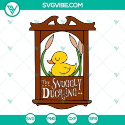 Snuggly Duckling SVG files with Tangled, Disney cartoon characters for download - PNG, DXF formats included.