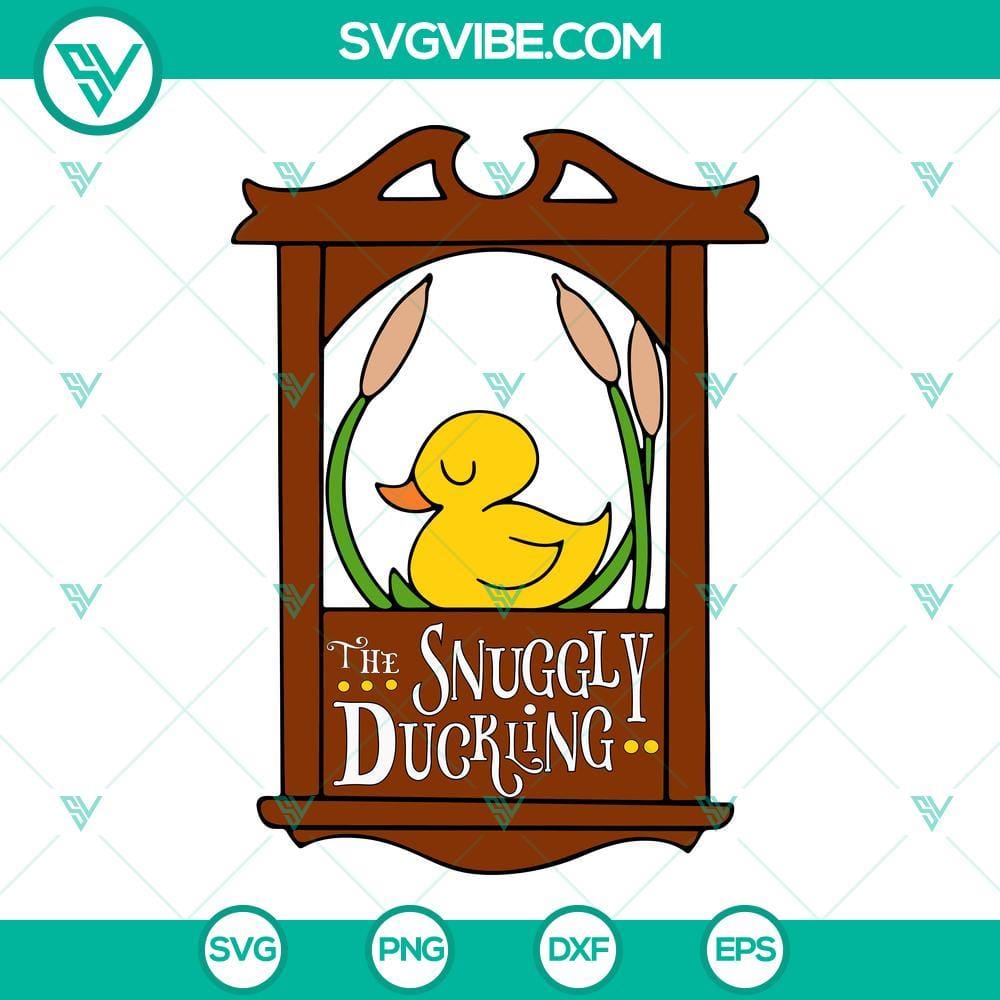 The Snuggly Duckling SVG, Tangled SVG, Disney Cartoon SVG PNG DXF EPS Snuggly Duckling SVG files with Tangled, Disney cartoon characters for download - PNG, DXF formats included.