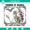 Halloween skeleton SVG files bundle, last flying F design for digital crafting projects.