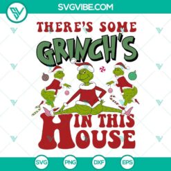 Grinch-themed SVG images for cutting files - PNG, DXF, and EPS formats for holiday crafts and decorations.