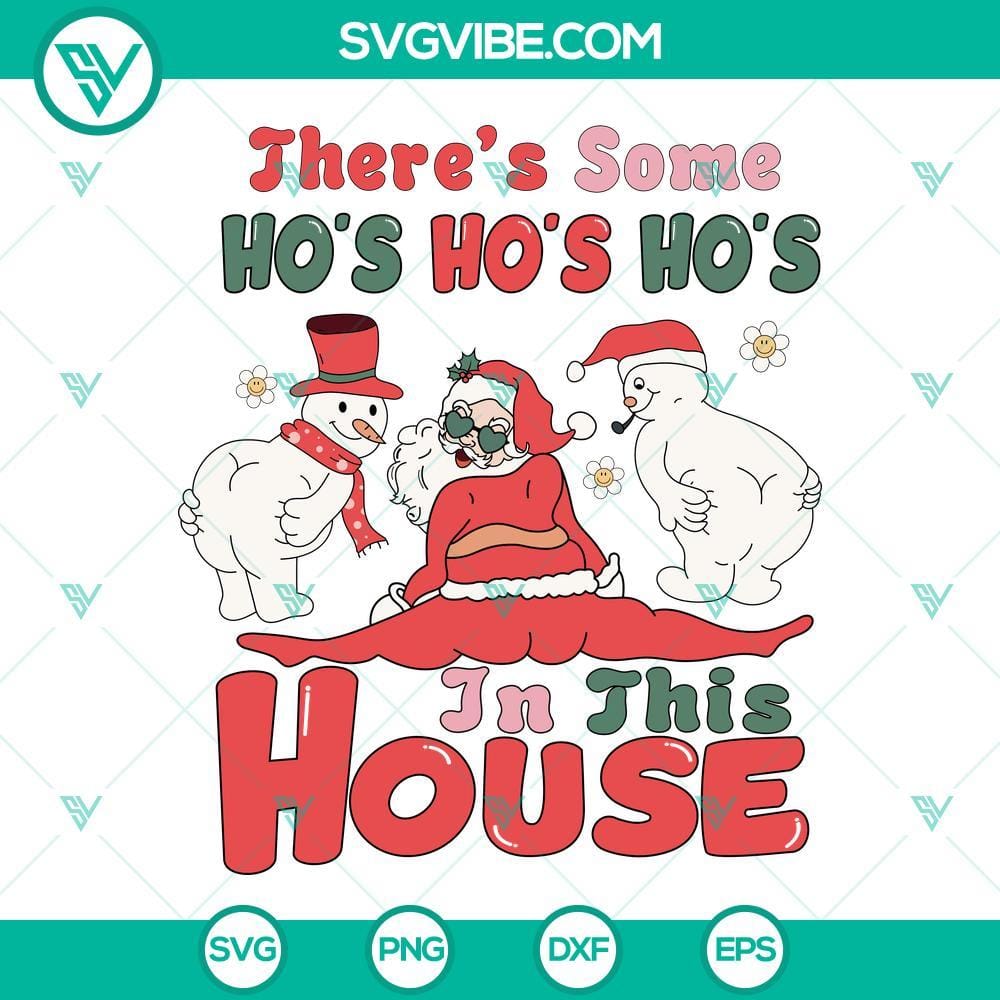 there-s-some-ho-s-ho-s-ho-s-in-this-house-svg-twerking-santa-claus-svg-funny-santa-snowman-christmas-svg-7-mockup.jpg Twerking Santa SVG images with Ho's Ho's Ho's In This House design, Christmas digital graphics for crafts and projects.