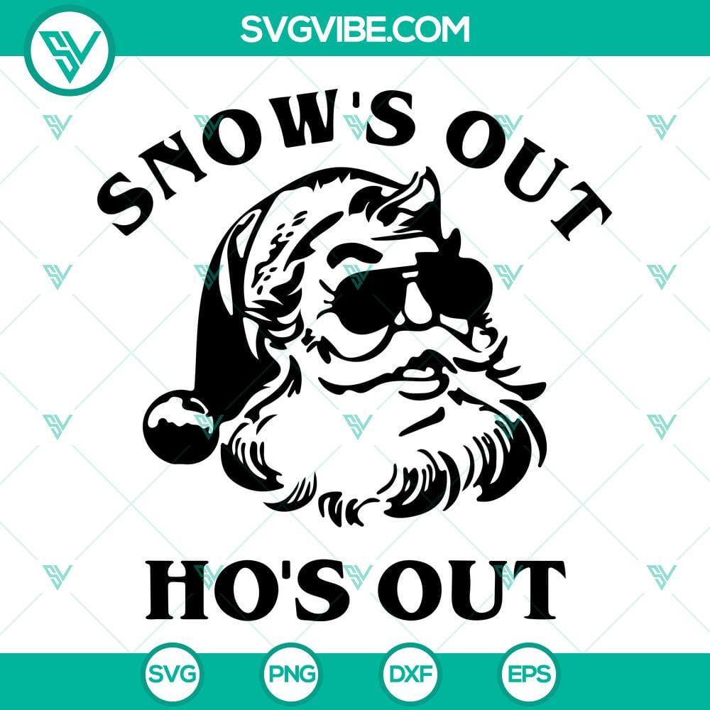 there-s-some-ho-s-in-this-house-svg-snow-s-out-ho-s-out-svg-bitch-better-have-my-cookies-svg-funny-santa-claus-christmas-svg-bundle-2-mockup.jpg Snow's Out Ho's Out SVG download with playful design for holiday crafts. Perfect for Christmas projects.