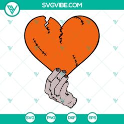 Thing Hand With Heart SVG Image, Wednesday Addams Valentine SVG Image - A humorous SVG design featuring Thing's hand holding a heart, perfect for Valentine's Day.