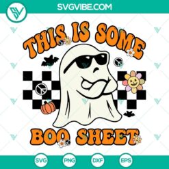 Boo Sheet SVG Download for Halloween crafting, ghostly design, Halloween SVG files.