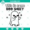 Funny Halloween SVG with "Boo Sheet" design, perfect for spooky decor projects.