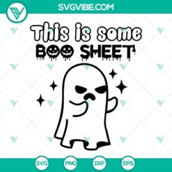 Funny Halloween SVG with "Boo Sheet" design, perfect for spooky decor projects.
